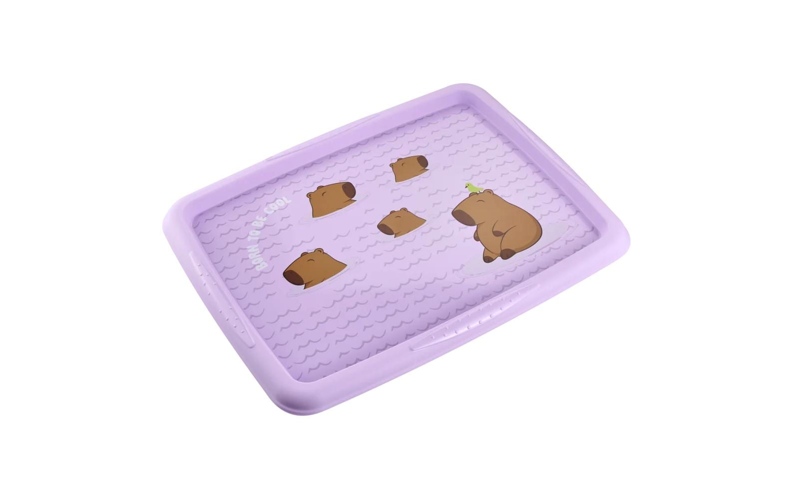 keeeper Aufbewahrungsbox 30 l (mit Deckel) – Polypropylen – Violett – 350 × 270 × 450 mm