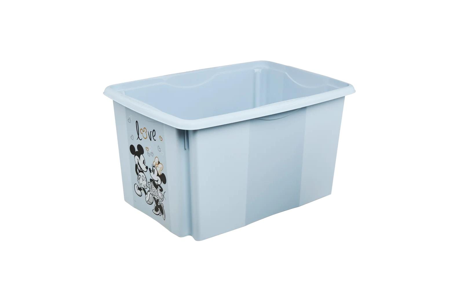 keeeper Aufbewahrungsbox 45 l (mit Deckel) – Polypropylen – Blau – 400 × 300 × 555 mm