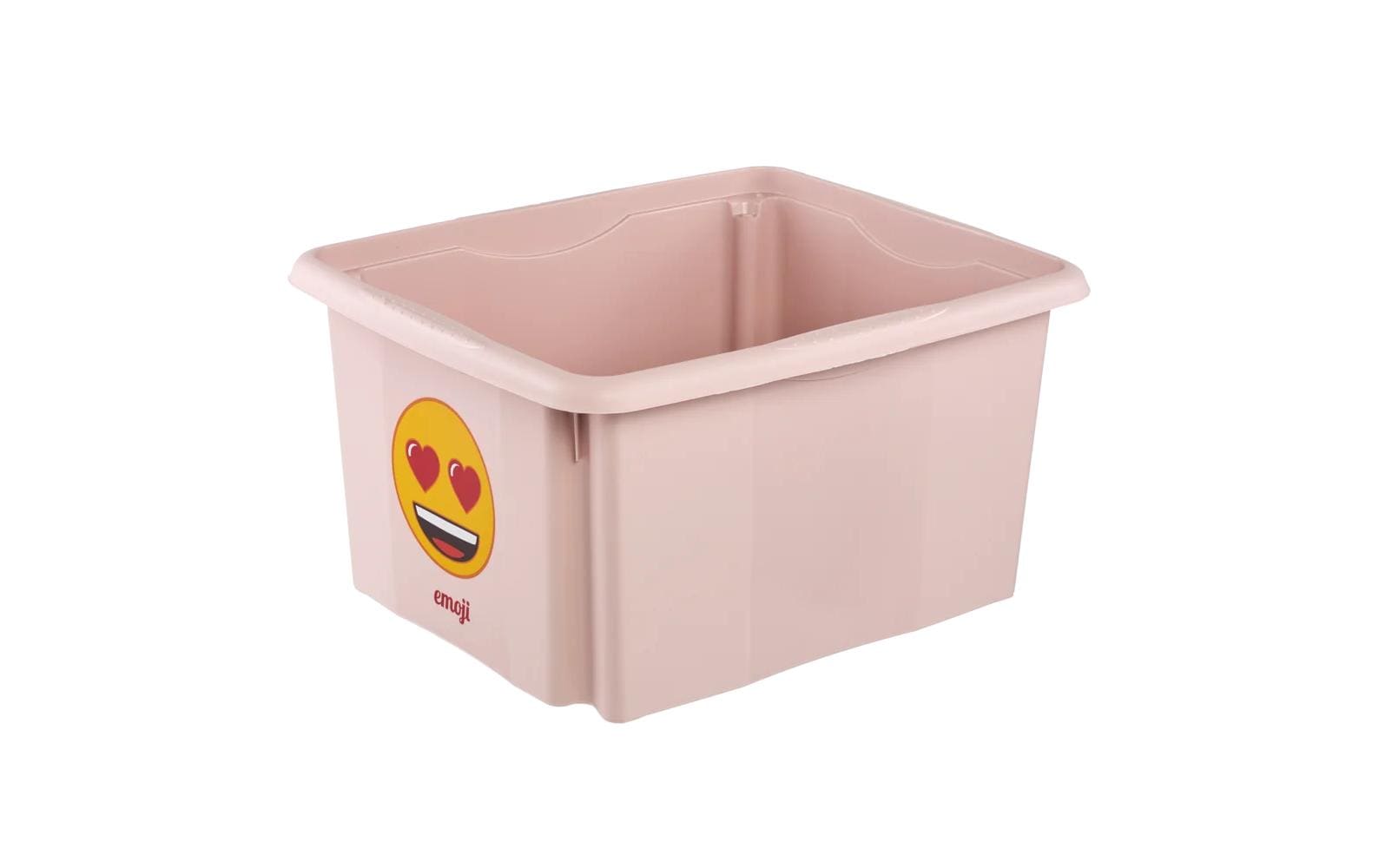 keeeper Aufbewahrungsbox 30 l (mit Deckel) – Polypropylen – Rosa – 350 × 270 × 450 mm