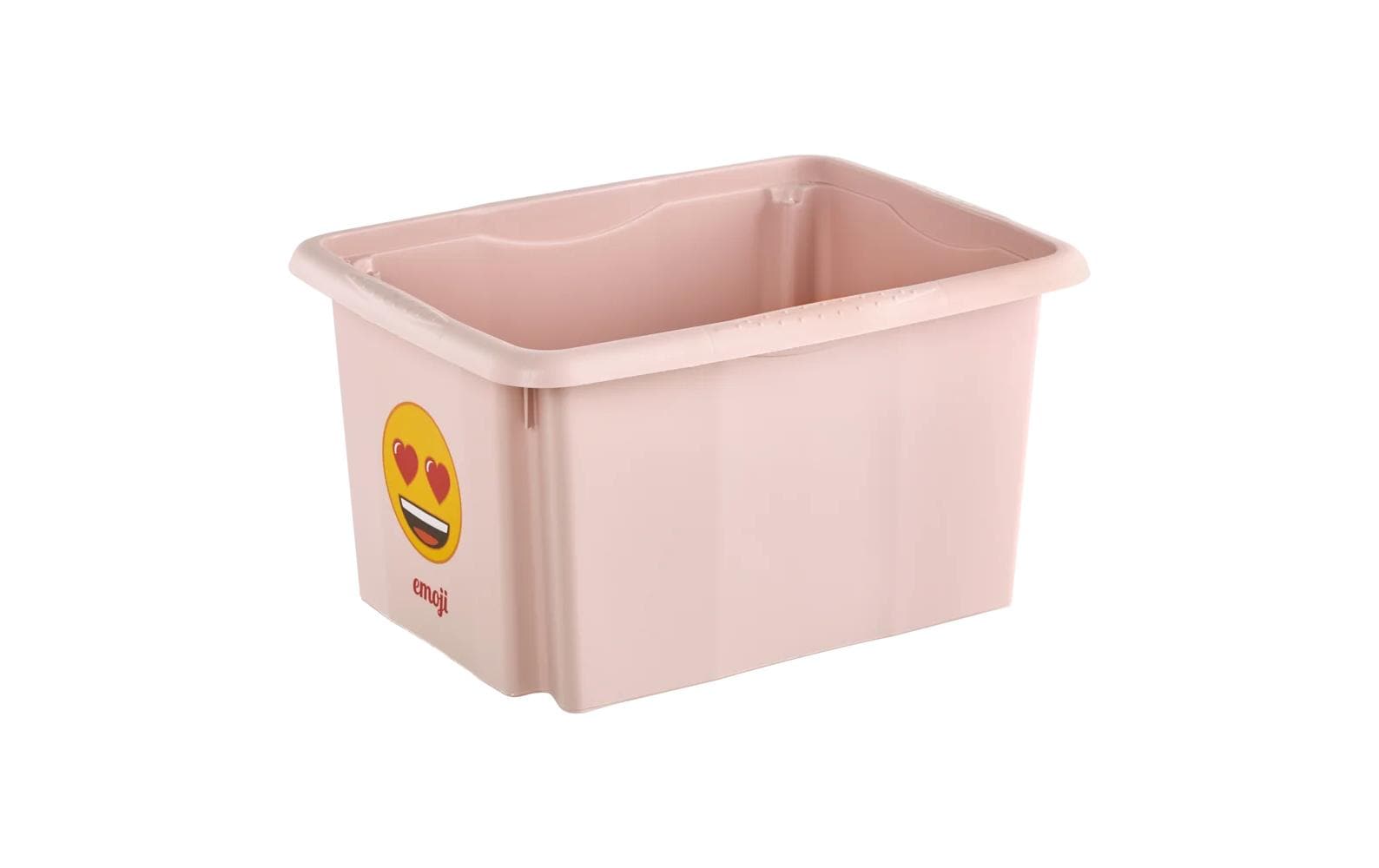 keeeper Aufbewahrungsbox 24 l (mit Deckel) – Polypropylen – Rosa – BPA-frei – 355 × 225 × 425 mm