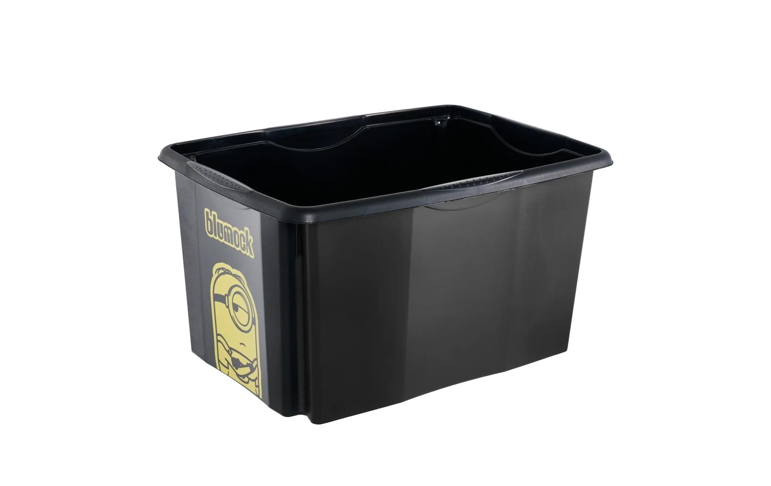 keeeper Aufbewahrungsbox 45 l (mit Deckel) – Polypropylen – Schwarz – 400 × 300 × 555 mm