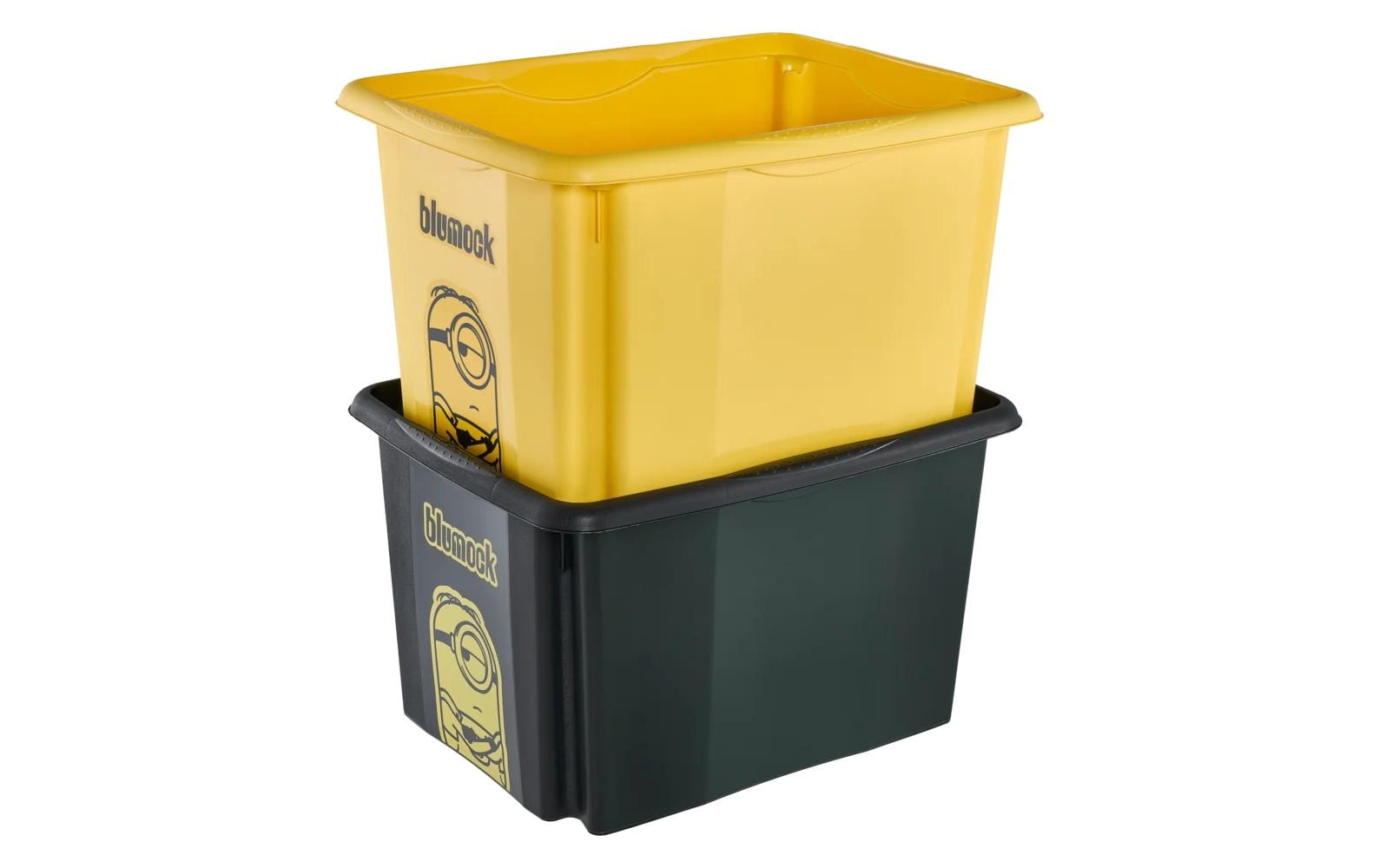 keeeper Aufbewahrungsbox 30 l (mit Deckel) – Polypropylen – Schwarz – 350 × 270 × 450 mm