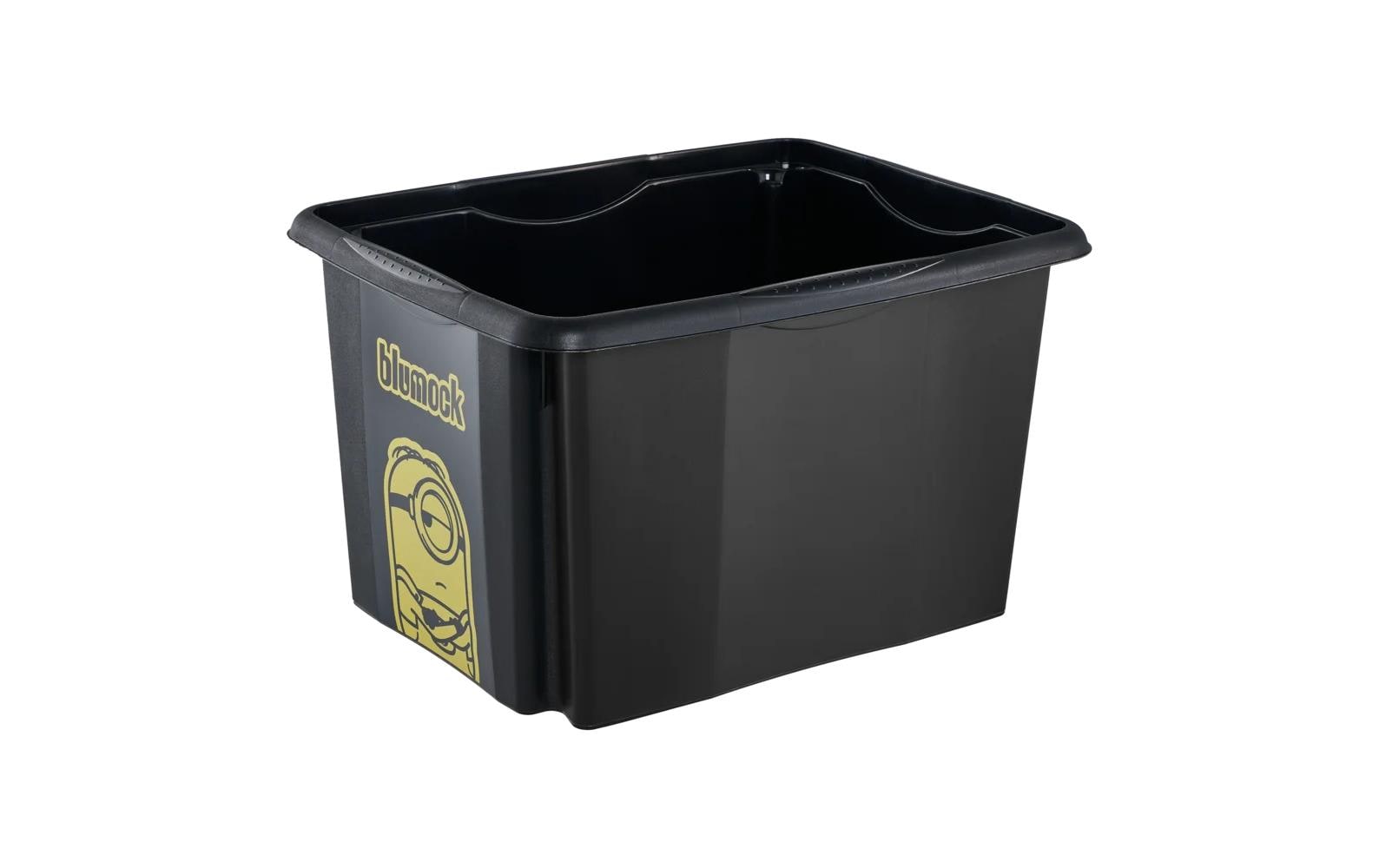 keeeper Aufbewahrungsbox 30 l (mit Deckel) – Polypropylen – Schwarz – 350 × 270 × 450 mm
