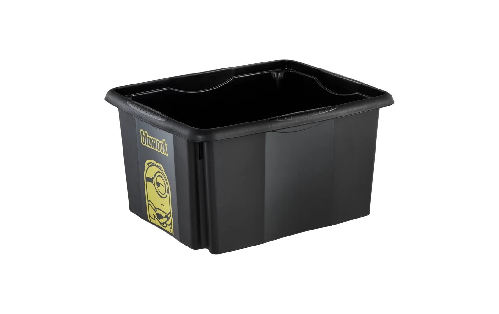 keeeper Aufbewahrungsbox 24 l (mit Deckel) – Polypropylen – Schwarz – 355 × 225 × 425 mm