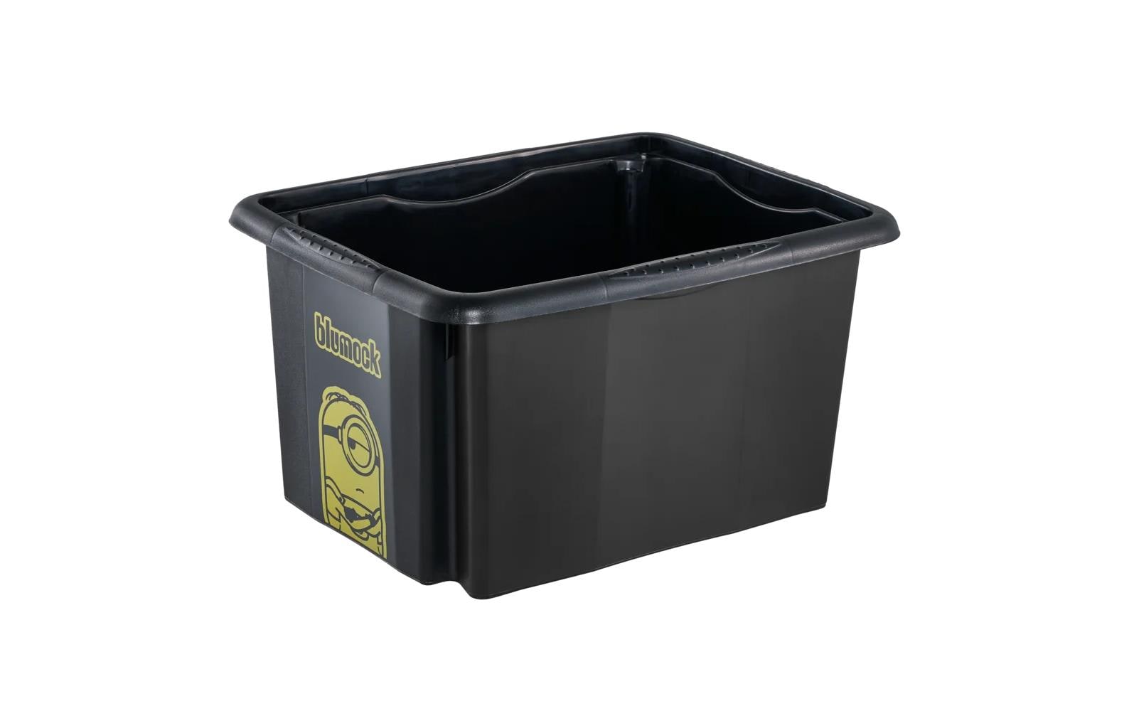 keeeper Aufbewahrungsbox 15 l (mit Deckel) – Polypropylen – Schwarz – 380 × 205 × 295 mm