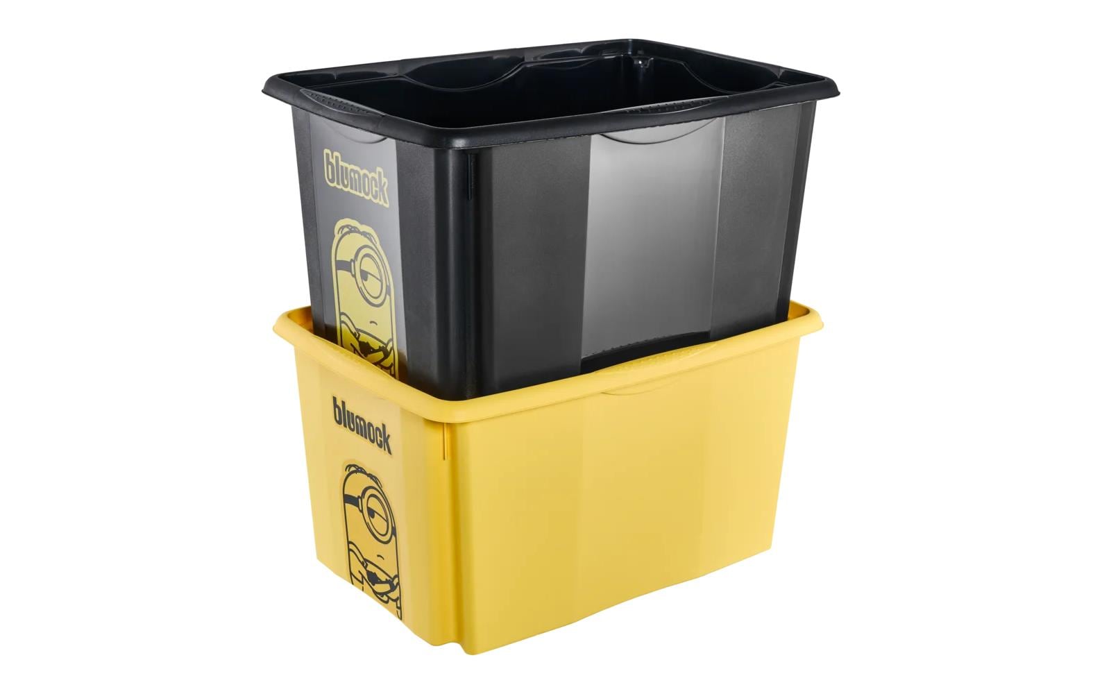 keeeper Aufbewahrungsbox 45 l (mit Deckel) – Polypropylen – Gelb – BPA-frei – 400 × 300 × 555 mm