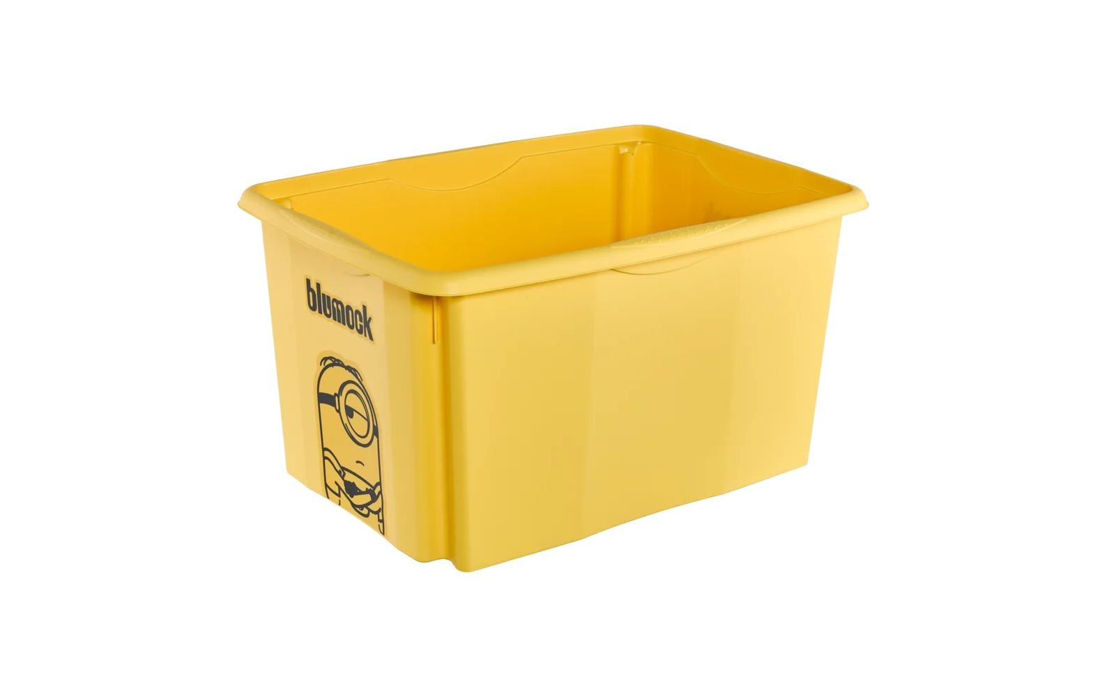 keeeper Aufbewahrungsbox 45 l (mit Deckel) – Polypropylen – Gelb – BPA-frei – 400 × 300 × 555 mm
