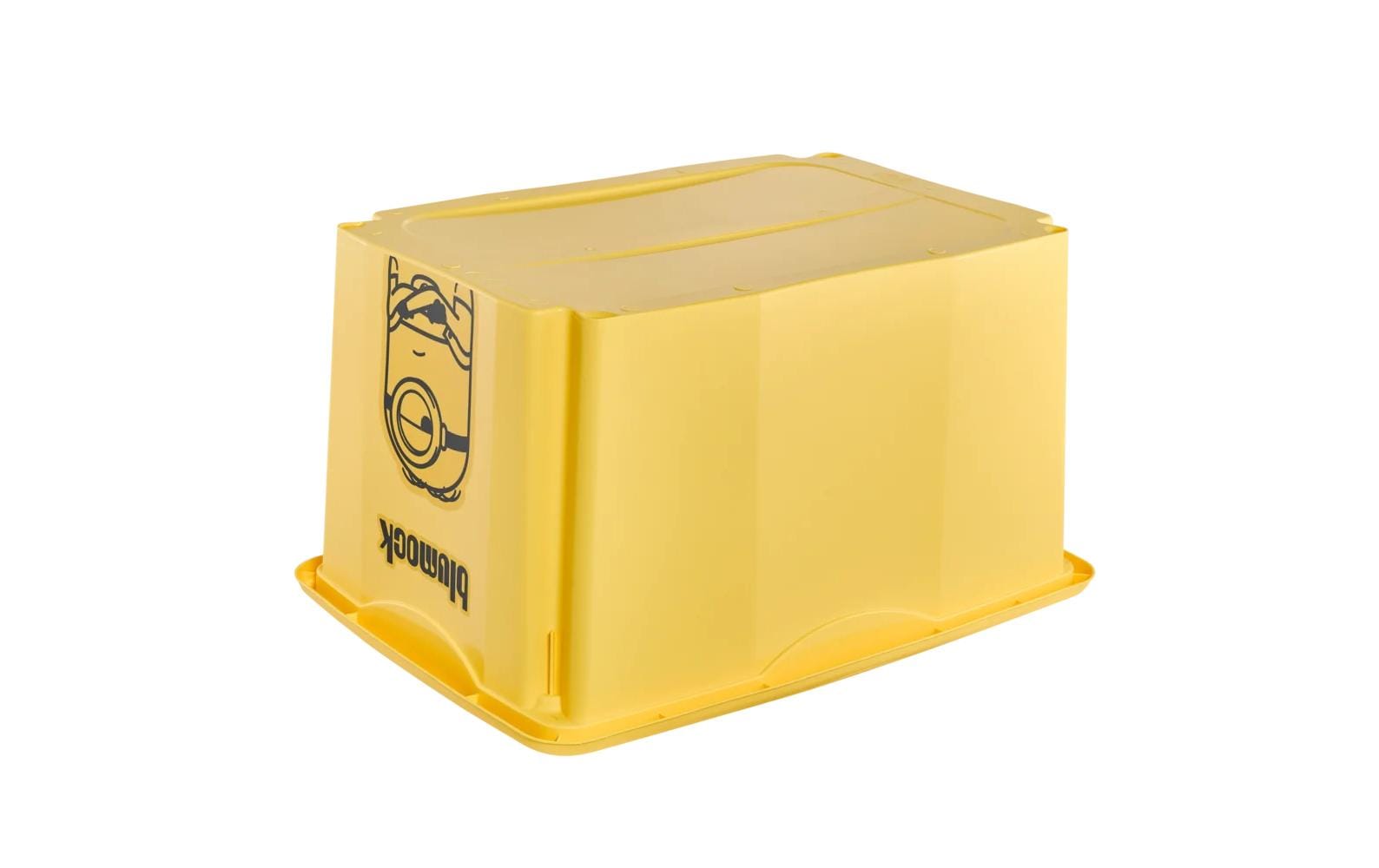 keeeper Aufbewahrungsbox 45 l (mit Deckel) – Polypropylen – Gelb – BPA-frei – 400 × 300 × 555 mm