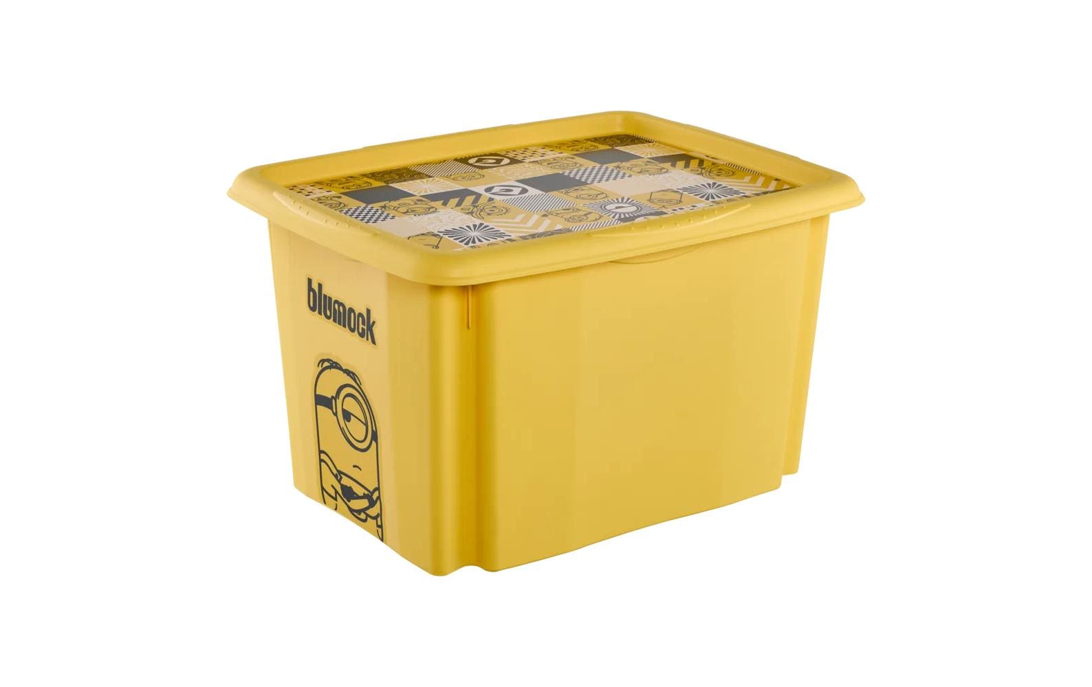 keeeper Aufbewahrungsbox 30 l (mit Deckel) – Polypropylen – Gelb – 350 × 270 × 450 mm