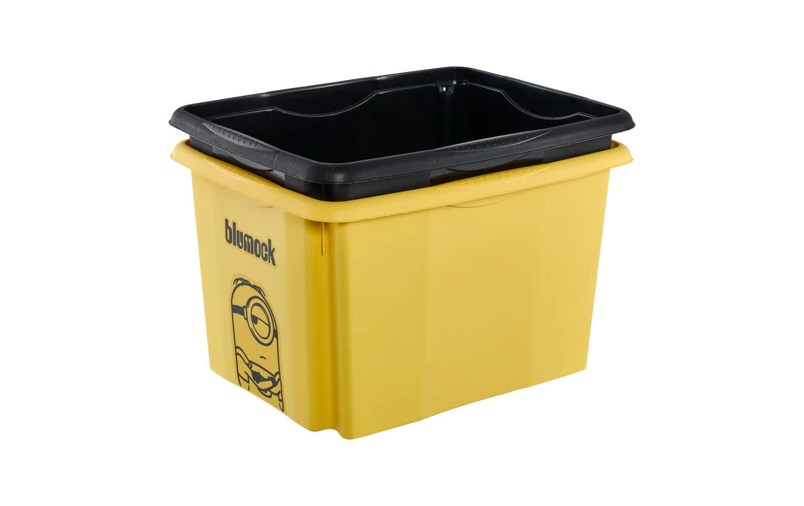 keeeper Aufbewahrungsbox 30 l (mit Deckel) – Polypropylen – Gelb – 350 × 270 × 450 mm