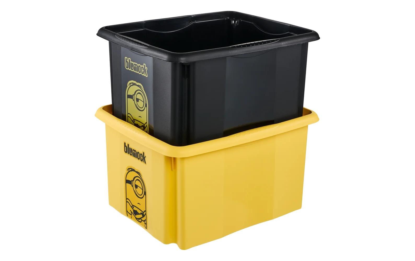 keeeper Aufbewahrungsbox 24 l (mit Deckel) – Kunststoff (Polypropylen) – Gelb – 355 × 225 × 425 mm