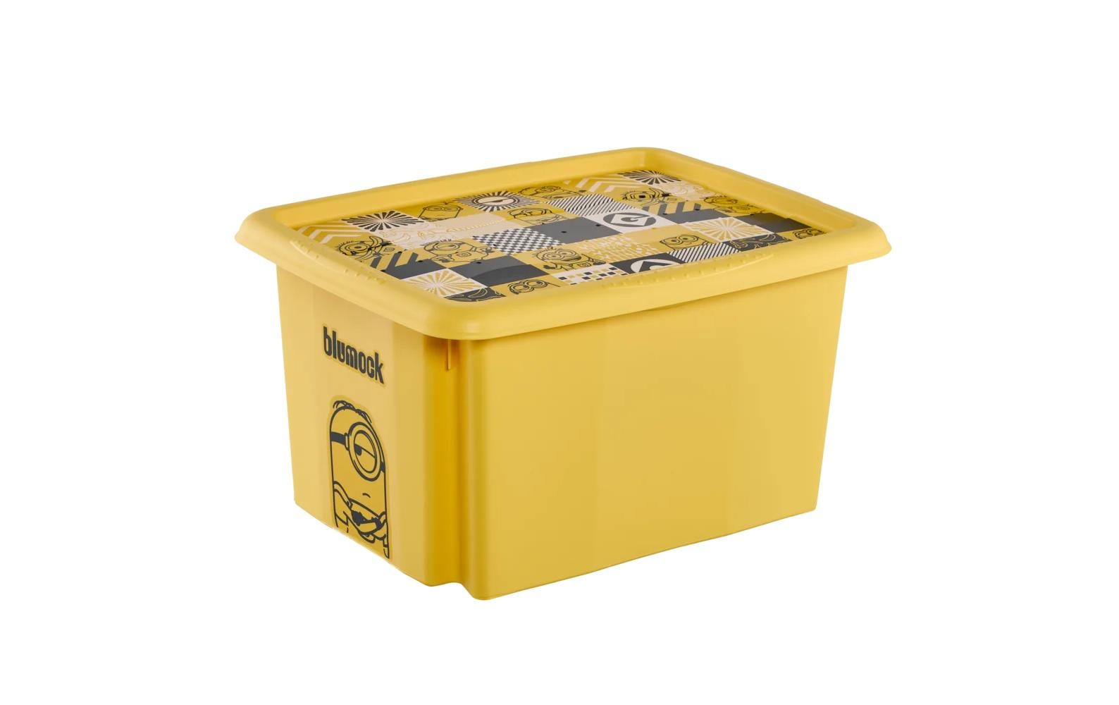 keeeper Aufbewahrungsbox 15 l – mit Deckel – Polypropylen – Gelb – 295 × 205 × 380 mm