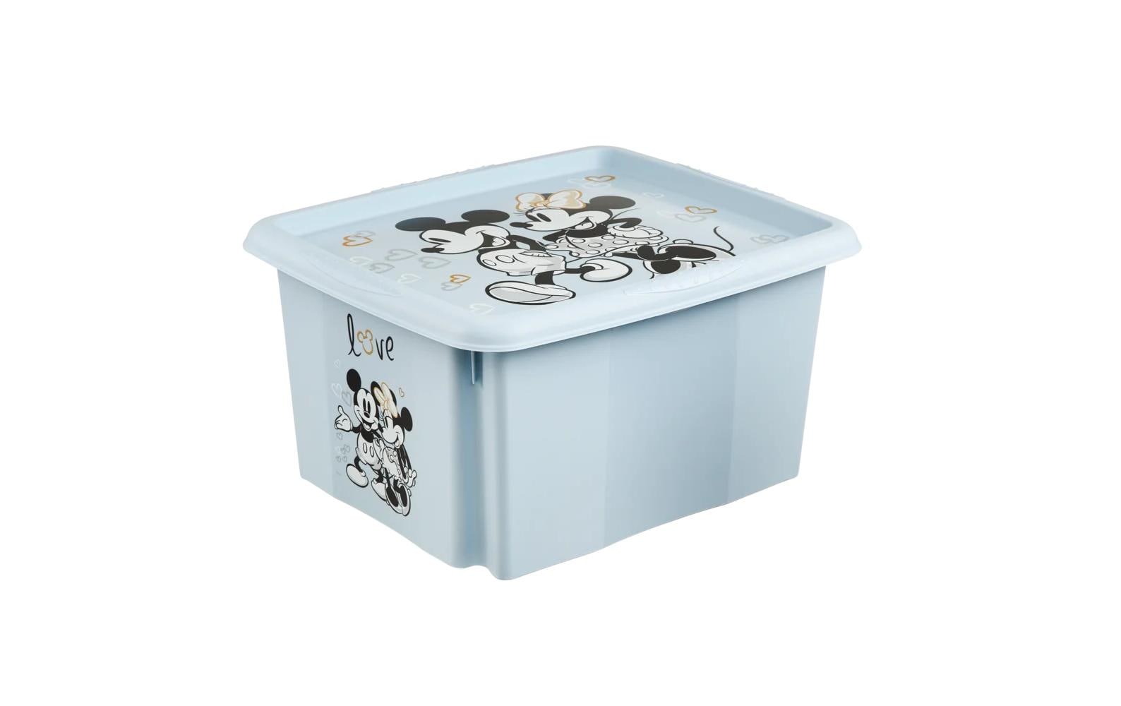 keeeper Aufbewahrungsbox 24 l (mit Deckel) – Kunststoff (PP) – Blau – 355 × 225 × 425 mm