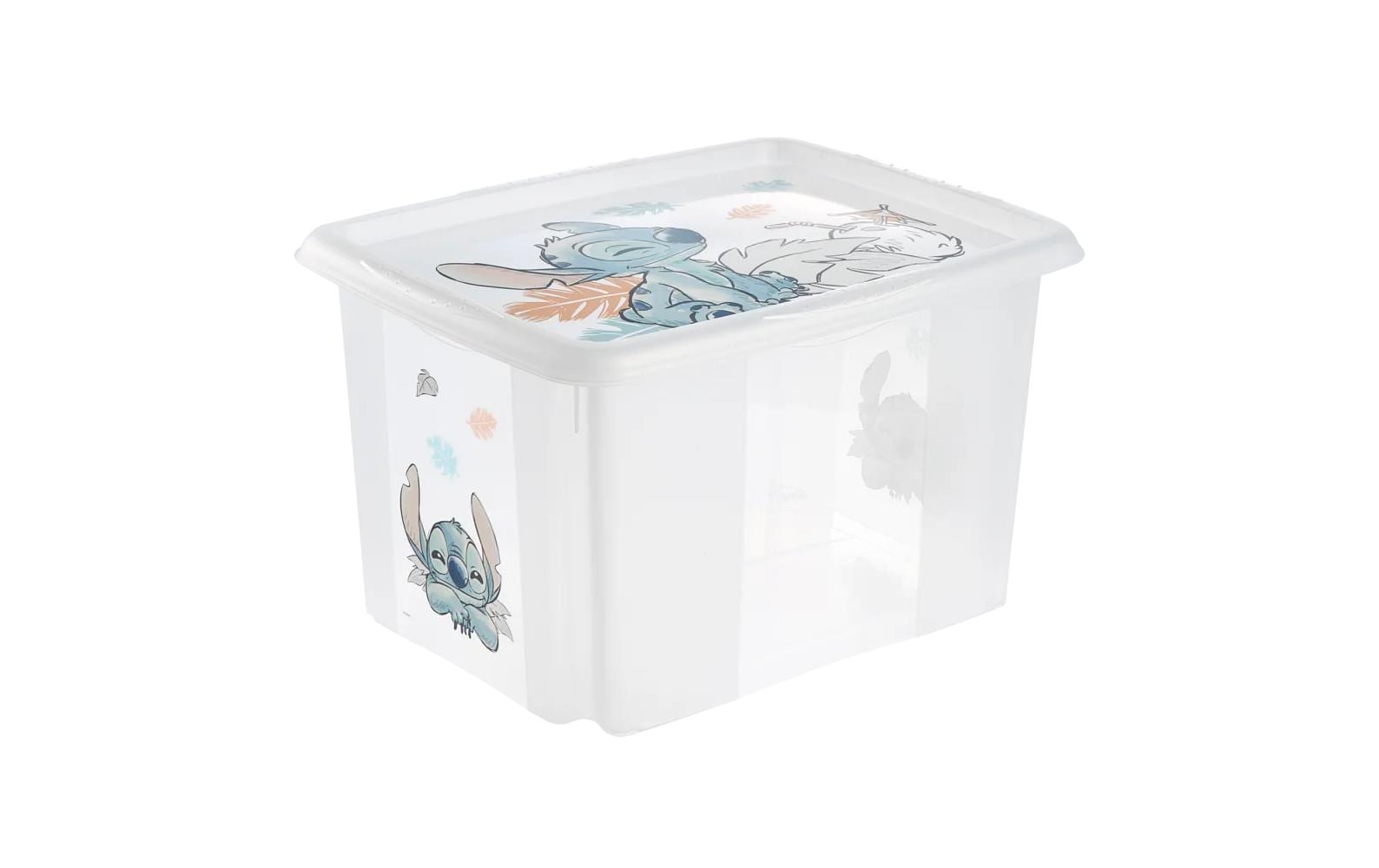 keeeper Aufbewahrungsbox 30 l (mit Deckel) – Polypropylen (PP) – Transparent – 350 × 270 × 450 mm