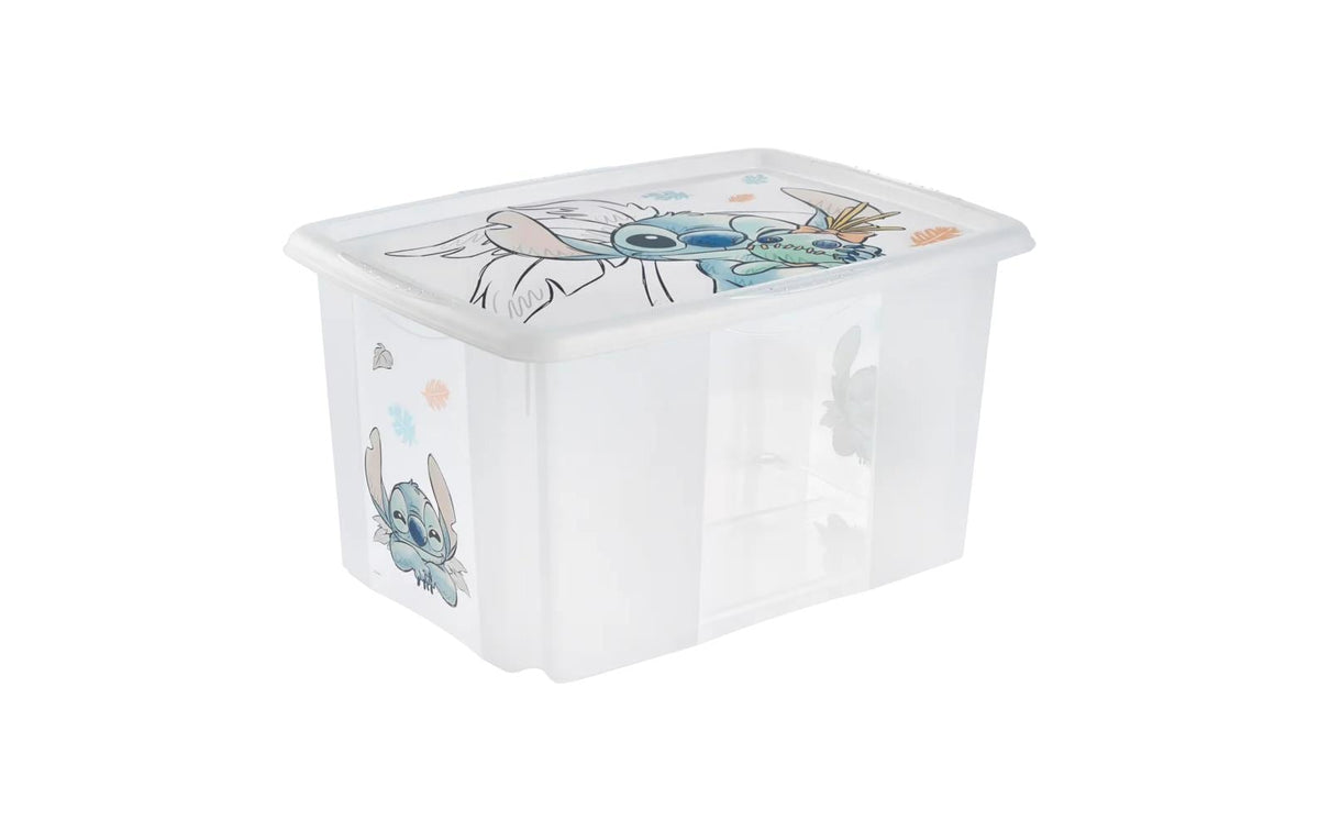 keeeper Aufbewahrungsbox 45 l (mit Deckel) – Polypropylen – transparent – 400 × 300 × 555 mm