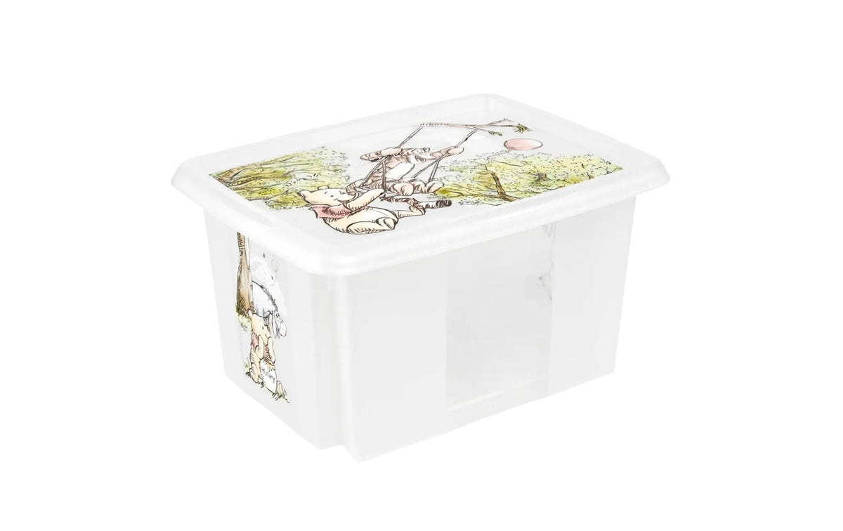 keeeper Karolina Winnie Aufbewahrungsbox 15 l (mit Deckel) – Kunststoff – Transparent – 295 × 205 × 380 mm