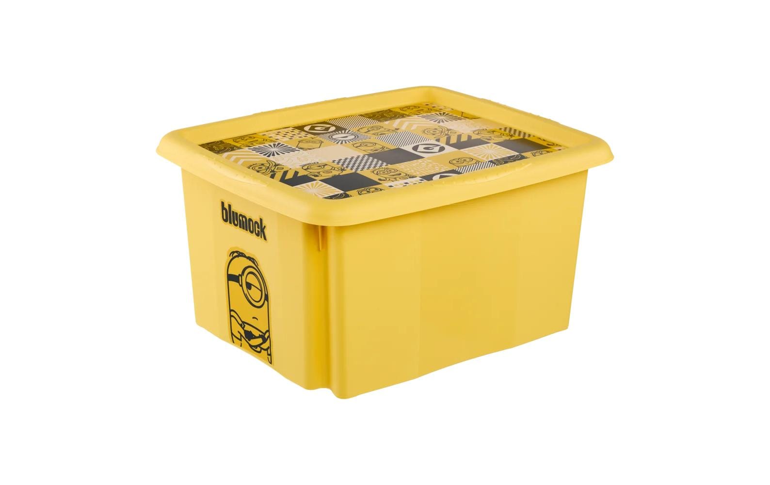 keeeper Aufbewahrungsbox 24 l (mit Deckel) – Kunststoff (Polypropylen) – Gelb – 355 × 225 × 425 mm