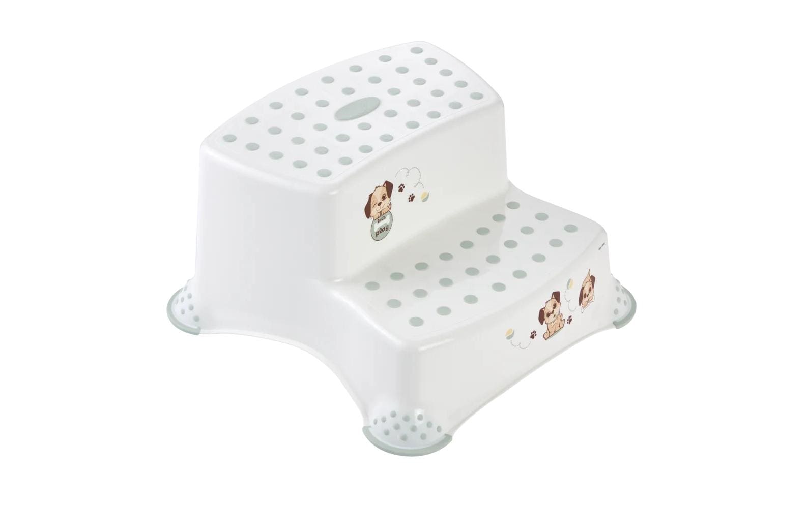 keeeper 2-Stufen-Schemel – Polypropylen/TPE, 120 kg, Weiss