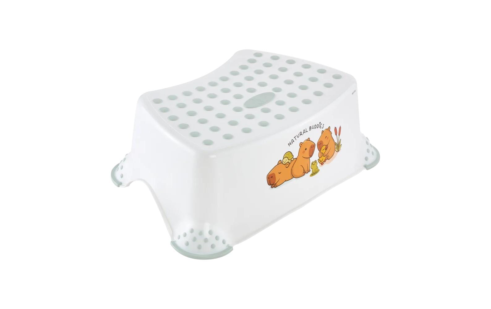 keeeper Tomek Trittschemel – Polypropylen/TPE – Weiss, mit Anti-Rutsch, 14 cm, bis 80 kg