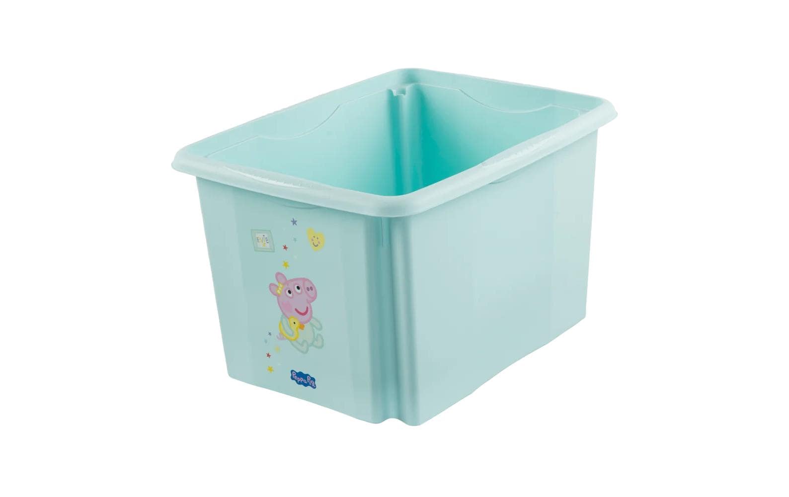keeeper Aufbewahrungsbox 30 l (mit Deckel) – Polypropylen – Türkis – 350 × 270 × 450 mm