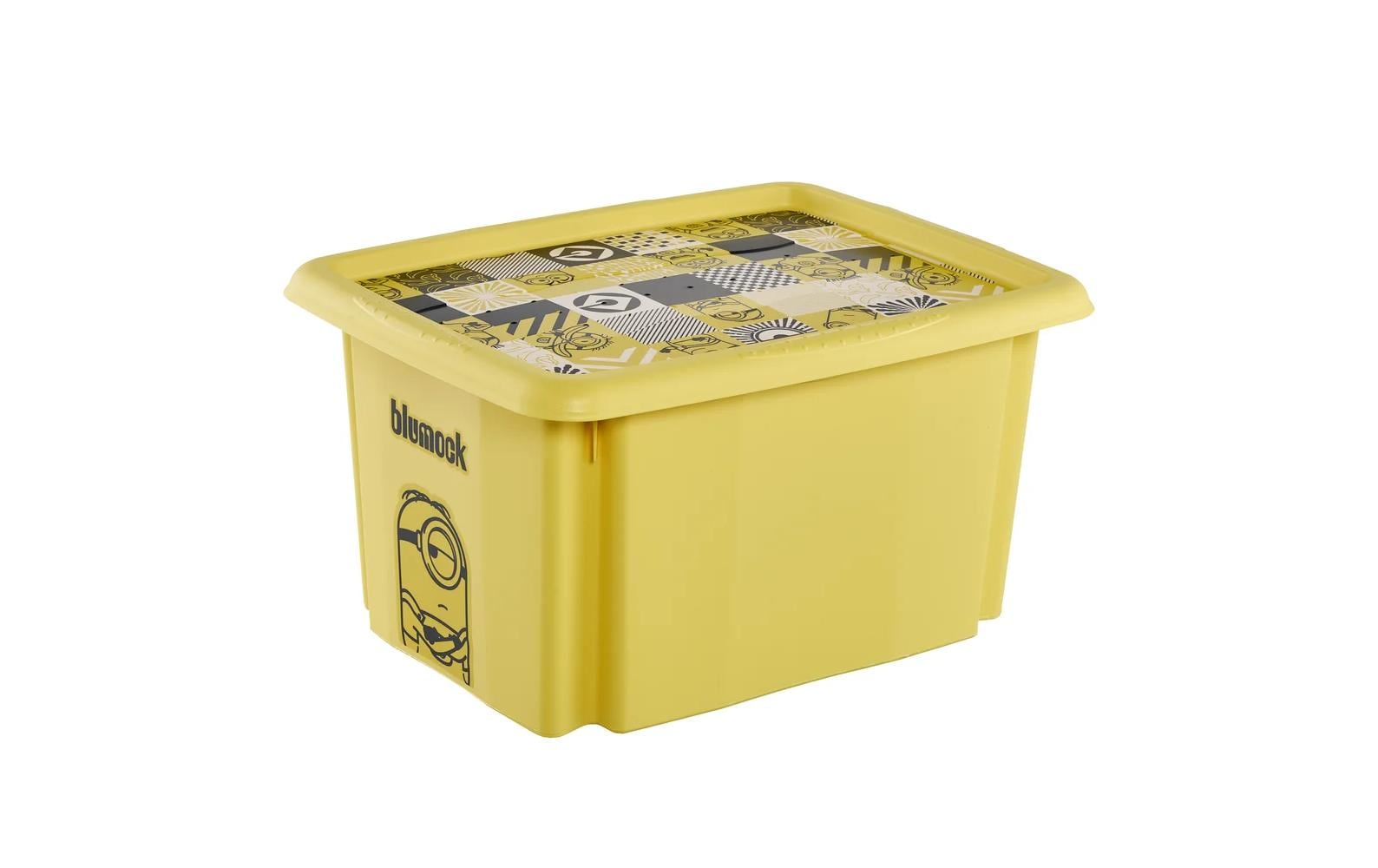 keeeper Aufbewahrungsbox 15 l – mit Deckel – Polypropylen – Gelb – 295 × 205 × 380 mm