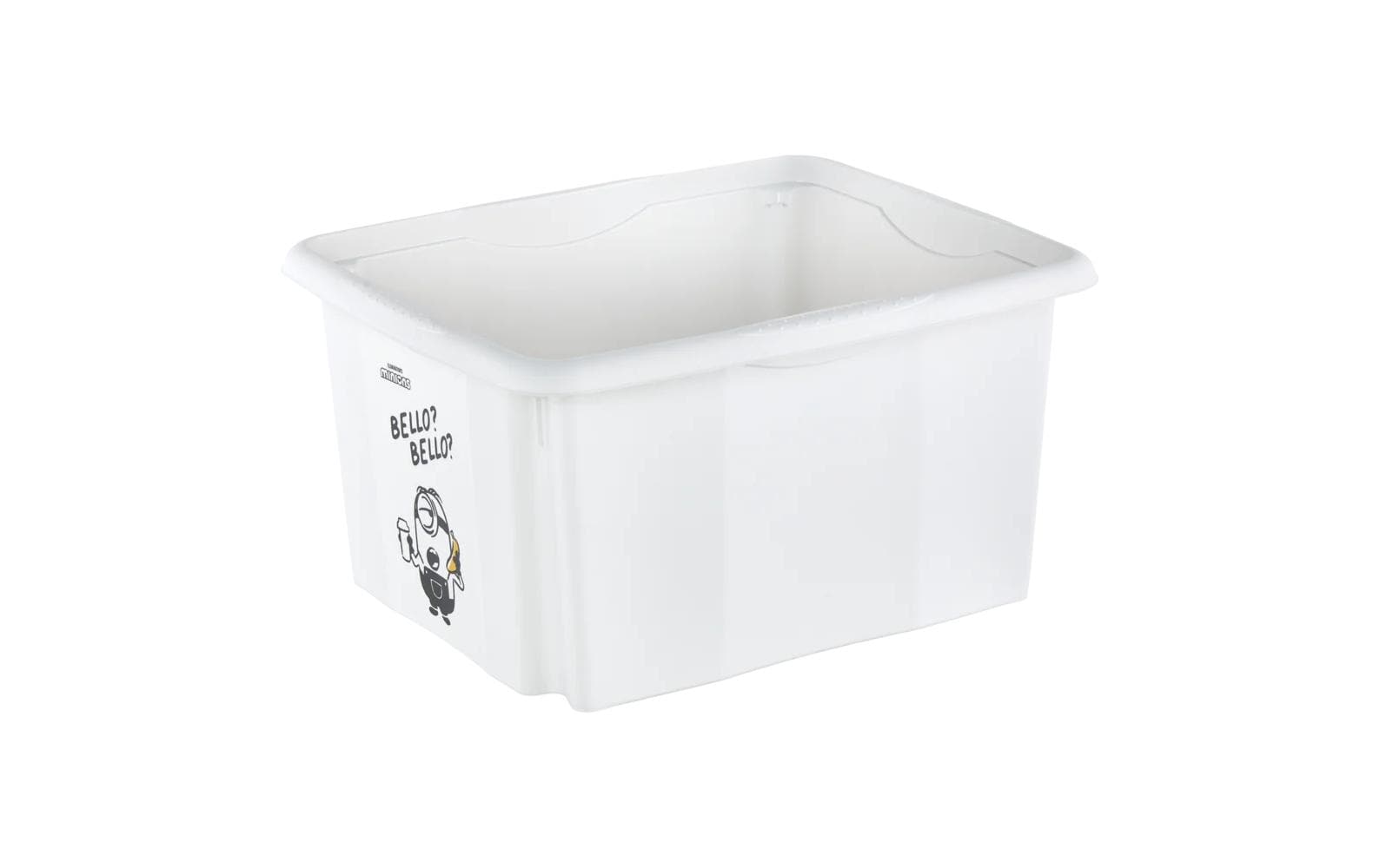 keeeper Aufbewahrungsbox 24 l (mit Deckel) – Polypropylen – Weiss – 355 × 225 × 425 mm