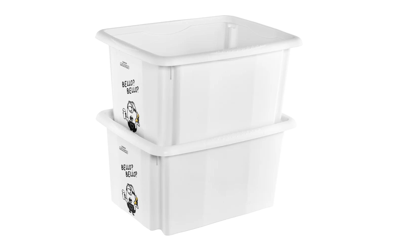 keeeper Aufbewahrungsbox 15 l (mit Deckel) – Polypropylen (PP) – Weiss – 295 × 205 × 380 mm