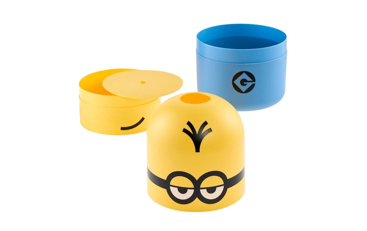 keeeper Minions Kevin Aufbewahrungsbox 10 l – Polypropylen – Blau/Gelb – Ø 200 × 380 mm – stapelbar