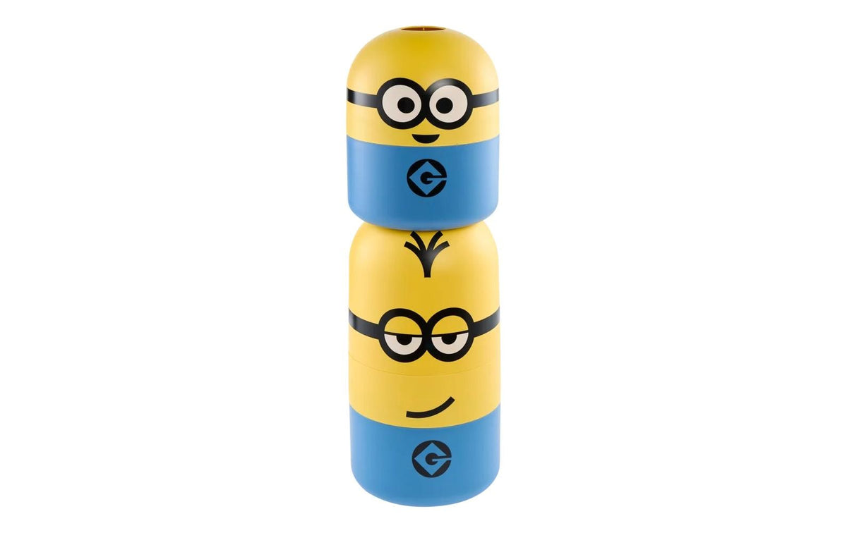 keeeper Minions Kevin Aufbewahrungsbox 10 l – Polypropylen – Blau/Gelb – Ø 200 × 380 mm – stapelbar