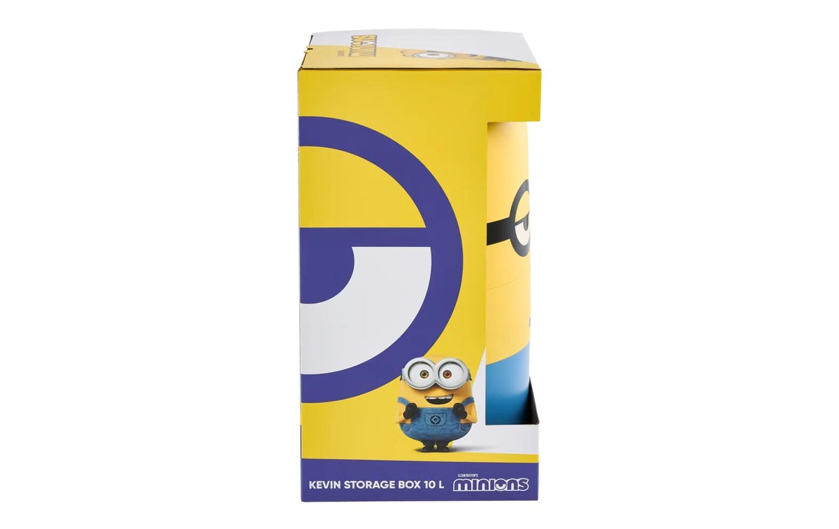 keeeper Minions Kevin Aufbewahrungsbox 10 l – Polypropylen – Blau/Gelb – Ø 200 × 380 mm – stapelbar