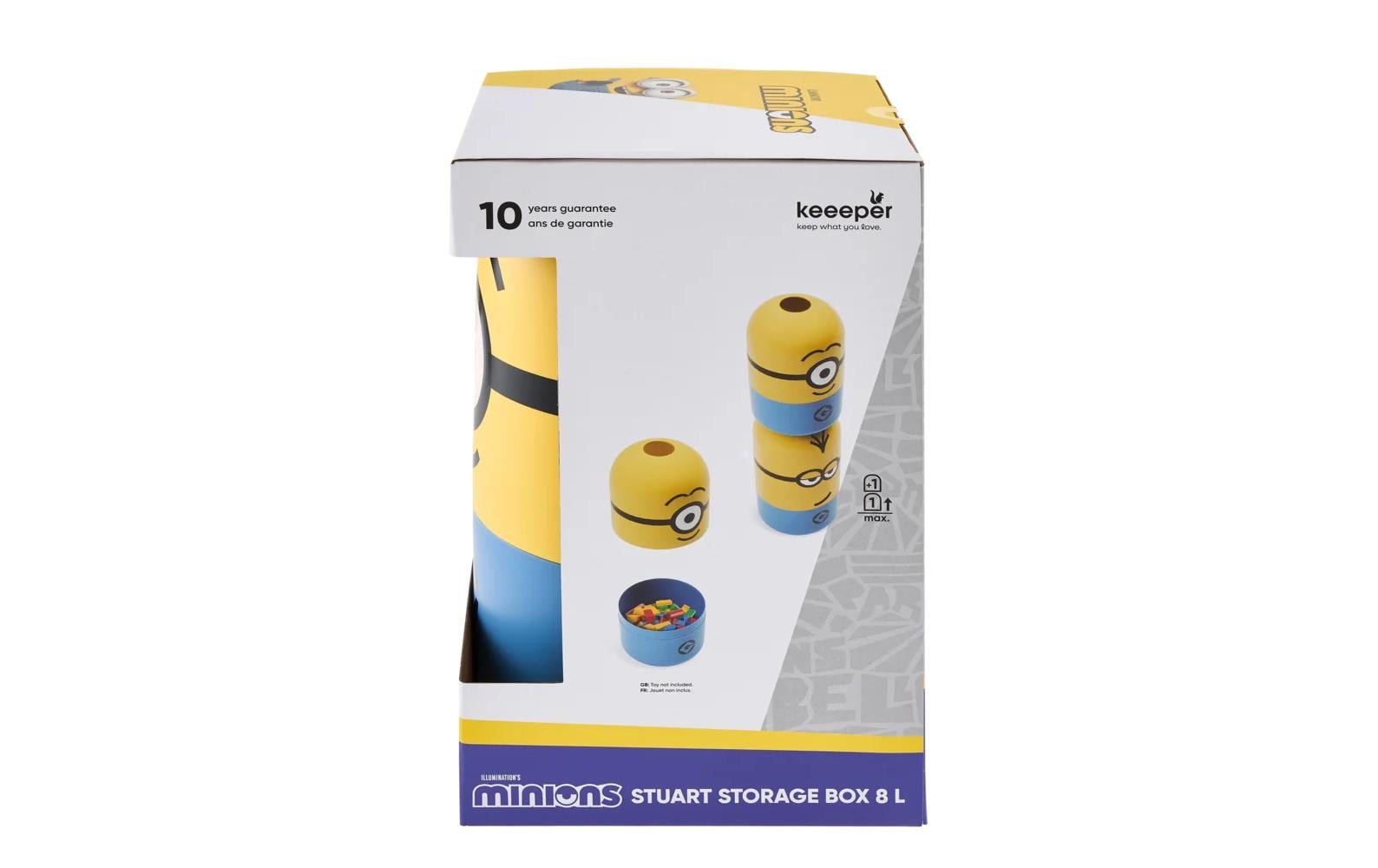 keeeper Stuart Minions Aufbewahrungsbox 8 l – Polypropylen (PP) – Gelb – 200 × 315 × 200 mm