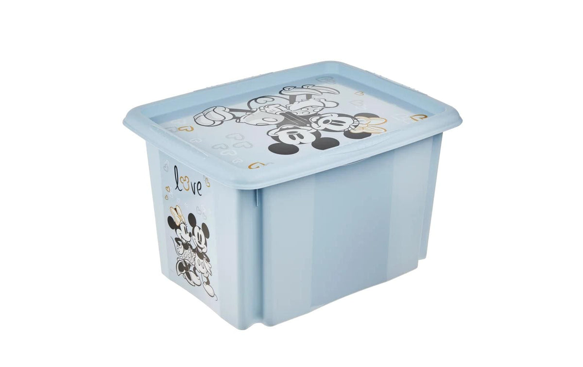 keeeper Aufbewahrungsbox 30 l (mit Deckel) – Polypropylen – Blau