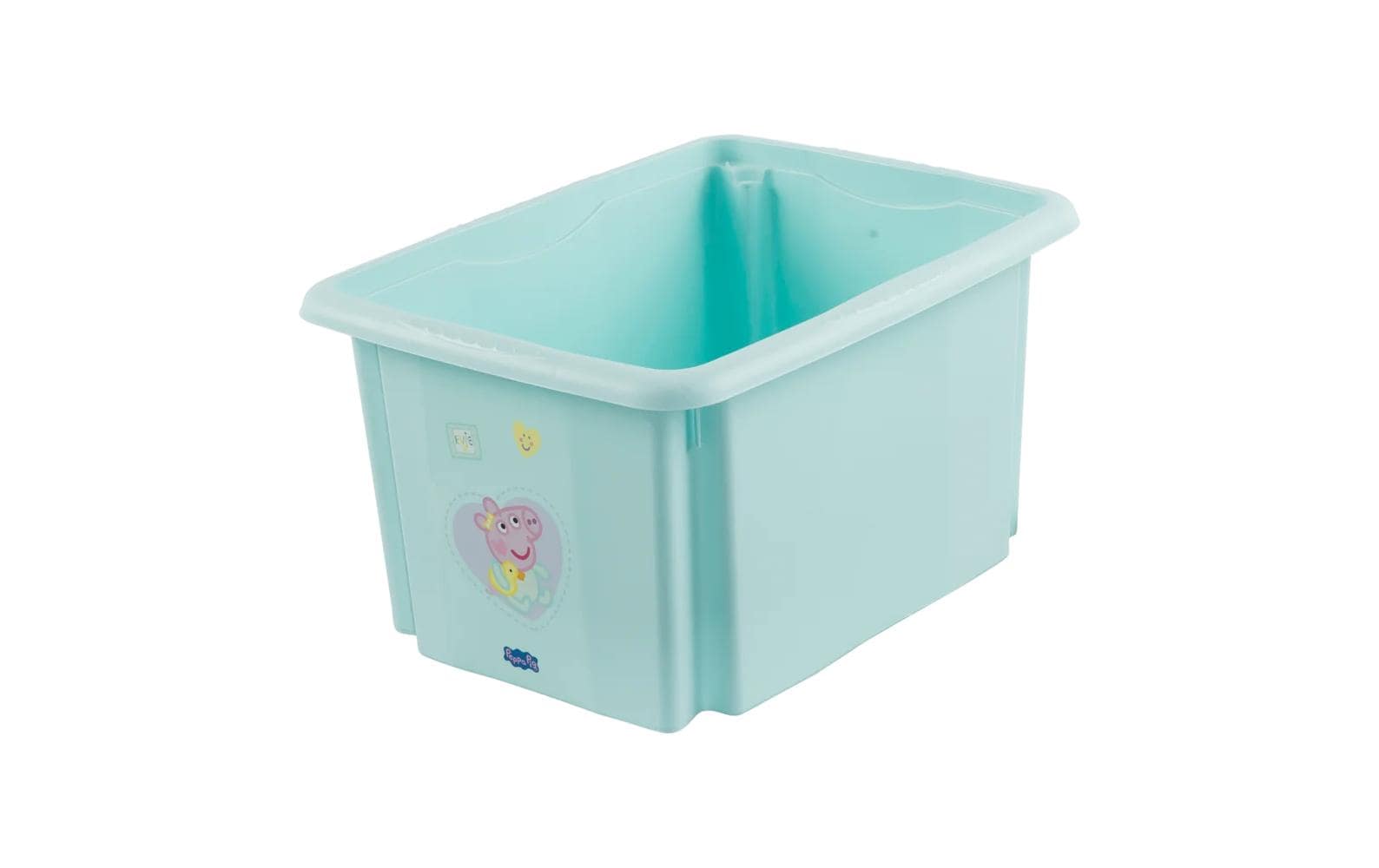 keeeper Aufbewahrungsbox 15 l (mit Deckel) – Polypropylen – Türkis – stapelbar – 380 × 205 × 295 mm