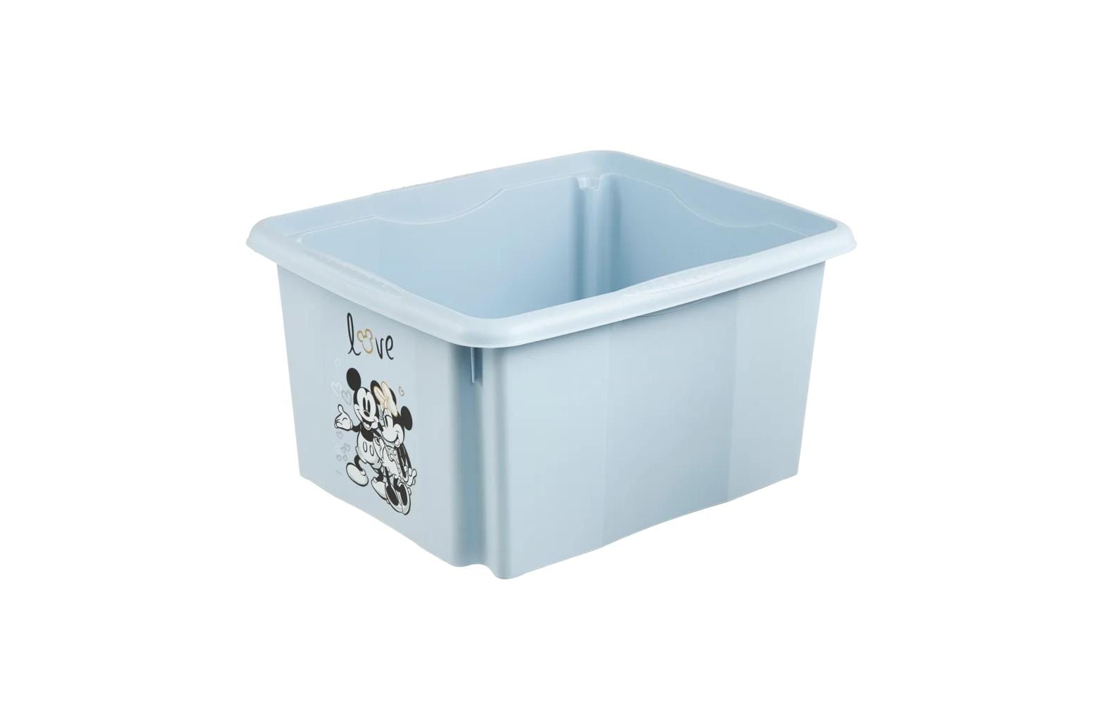keeeper Aufbewahrungsbox 24 l (mit Deckel) – Kunststoff (PP) – Blau – 355 × 225 × 425 mm
