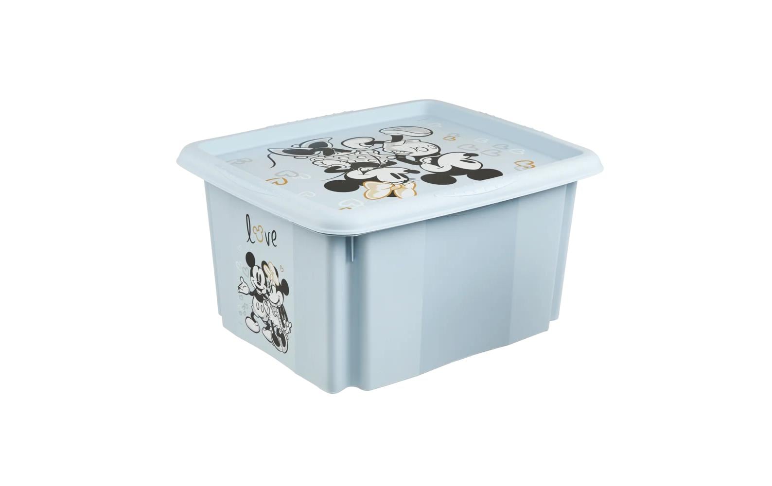 keeeper Aufbewahrungsbox 24 l (mit Deckel) – Kunststoff (PP) – Blau – 355 × 225 × 425 mm
