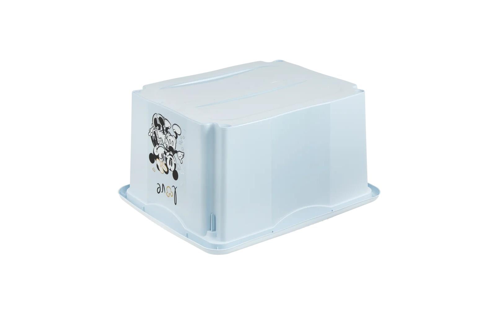 keeeper Aufbewahrungsbox 24 l (mit Deckel) – Kunststoff (PP) – Blau – 355 × 225 × 425 mm