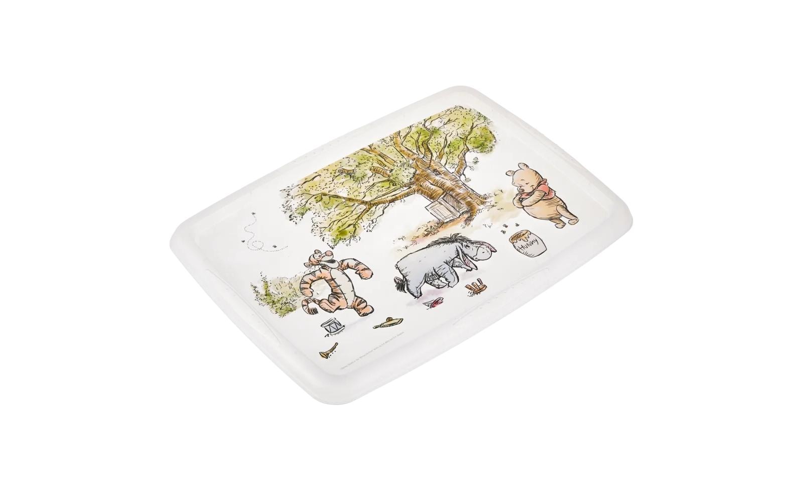 keeeper Aufbewahrungsbox 45 l (mit Deckel) – Polypropylen – Transparent/Weiss – 400 × 300 × 555 mm