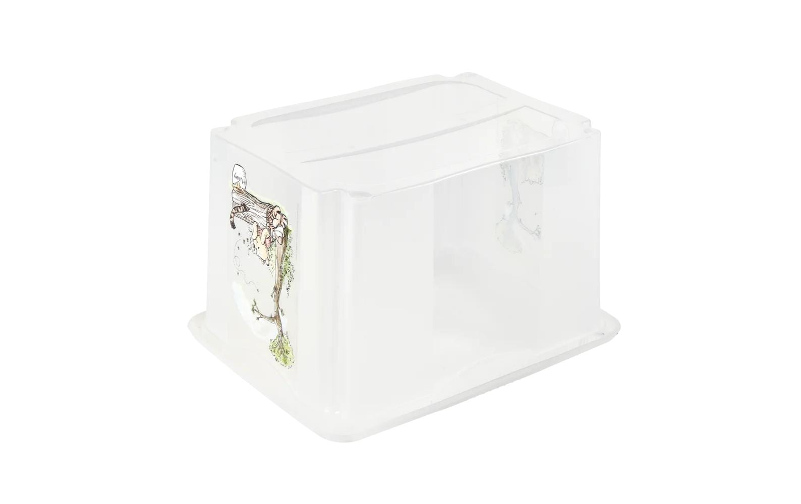 keeeper Karolina Winnie Aufbewahrungsbox 30 l (mit Deckel) – Polypropylen – Transparent – 350 × 270 × 450 mm