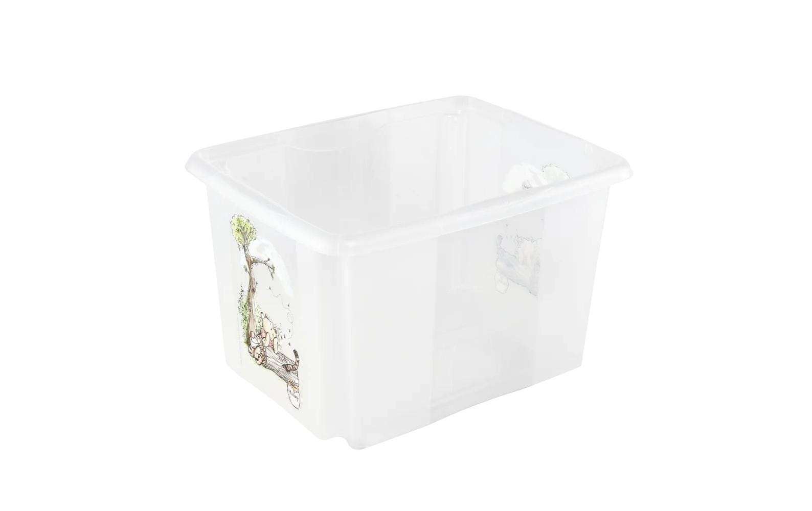 keeeper Karolina Winnie Aufbewahrungsbox 30 l (mit Deckel) – Polypropylen – Transparent – 350 × 270 × 450 mm
