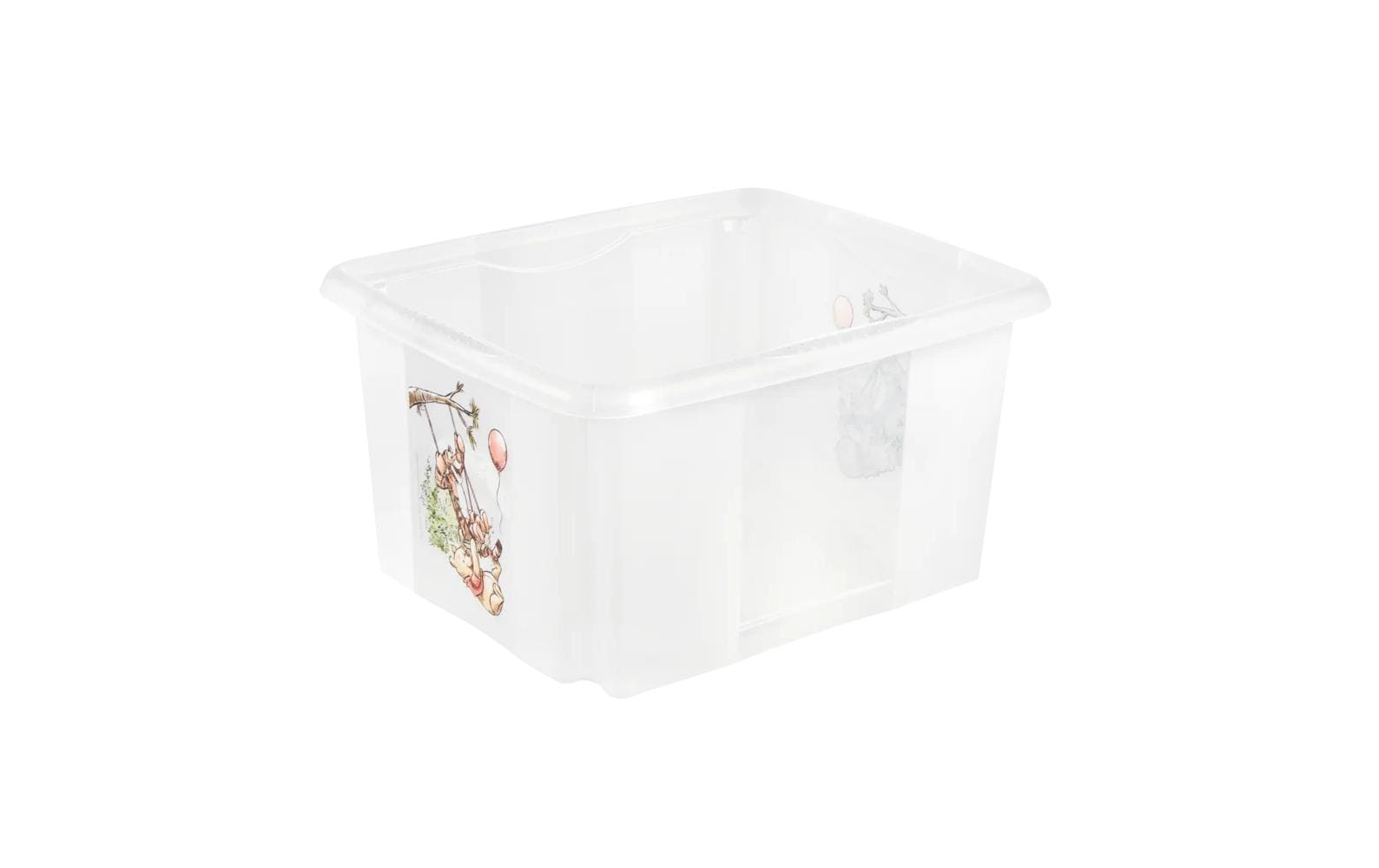 keeeper Aufbewahrungsbox 24 l (mit Deckel) – Polypropylen – Weiss/Transparent – 355 × 225 × 425 mm