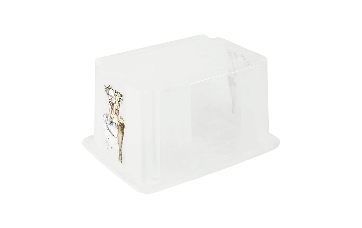 keeeper Karolina Winnie Aufbewahrungsbox 15 l (mit Deckel) – Kunststoff – Transparent – 295 × 205 × 380 mm