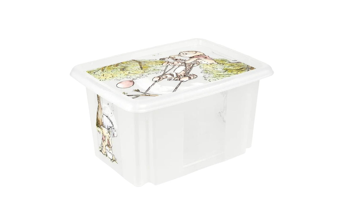 keeeper Karolina Winnie Aufbewahrungsbox 15 l (mit Deckel) – Kunststoff – Transparent – 295 × 205 × 380 mm