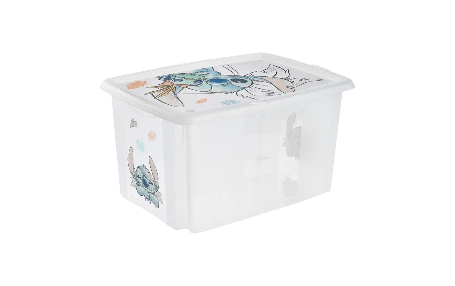 keeeper Aufbewahrungsbox 45 l (mit Deckel) – Polypropylen – transparent – 400 × 300 × 555 mm