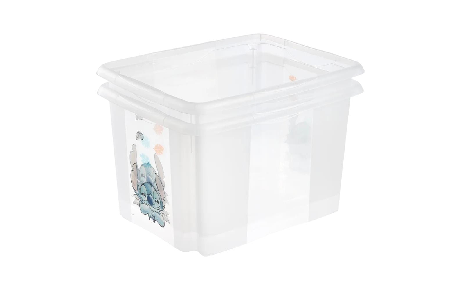 keeeper Aufbewahrungsbox 30 l (mit Deckel) – Polypropylen (PP) – Transparent – 350 × 270 × 450 mm