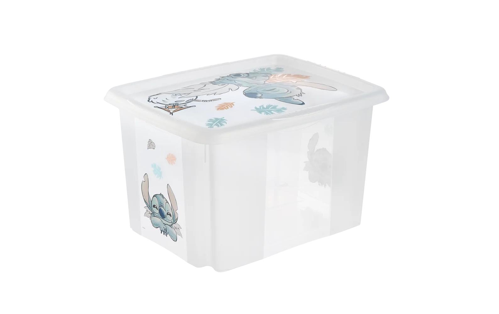 keeeper Aufbewahrungsbox 30 l (mit Deckel) – Polypropylen (PP) – Transparent – 350 × 270 × 450 mm