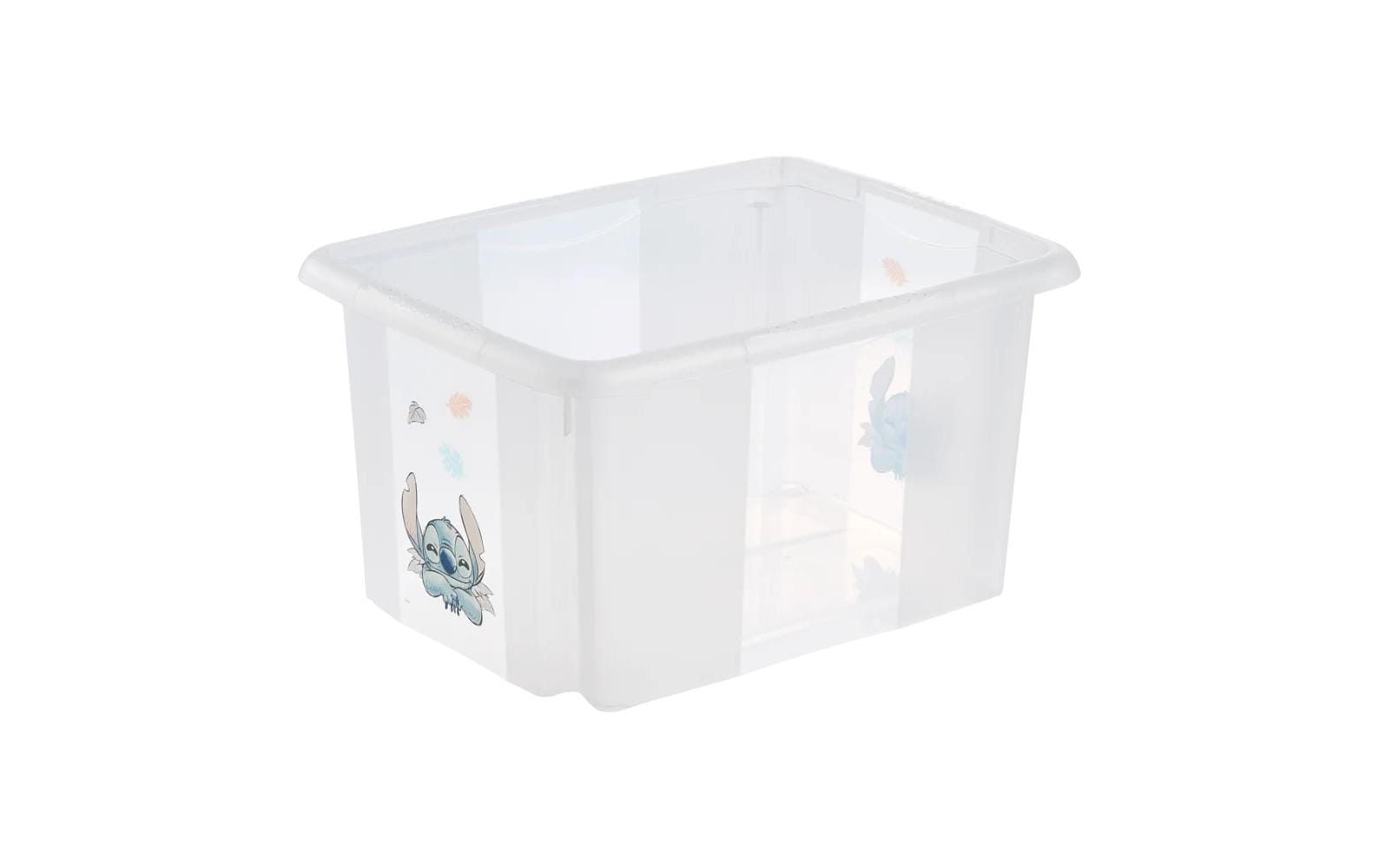 keeeper Karolina Stitch Aufbewahrungsbox 15 l (mit Deckel) – Polypropylen – Weiss – 380 × 205 × 295 mm