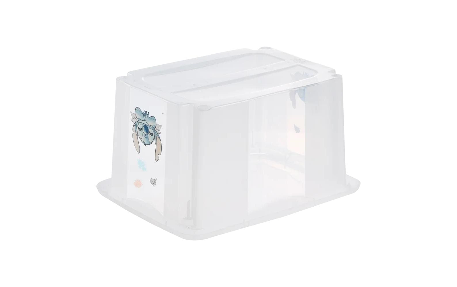 keeeper Karolina Stitch Aufbewahrungsbox 15 l (mit Deckel) – Polypropylen – Weiss – 380 × 205 × 295 mm