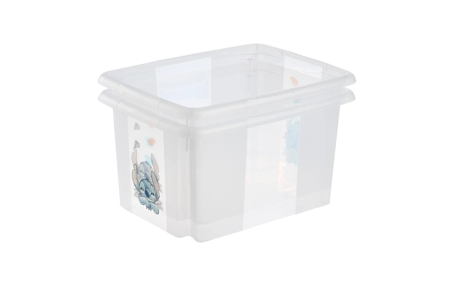 keeeper Karolina Stitch Aufbewahrungsbox 15 l (mit Deckel) – Polypropylen – Weiss – 380 × 205 × 295 mm