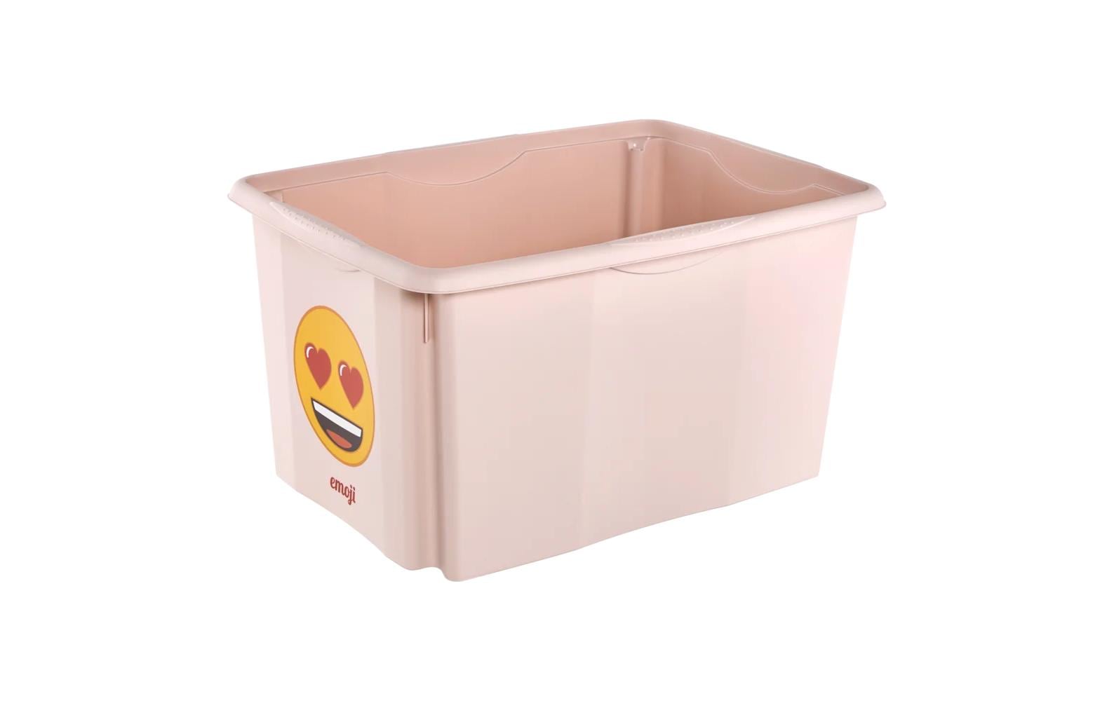keeeper Aufbewahrungsbox 45 l (mit Deckel) – Polypropylen (PP), Recycling-Kunststoff – Rosa – 400 × 300 × 555
