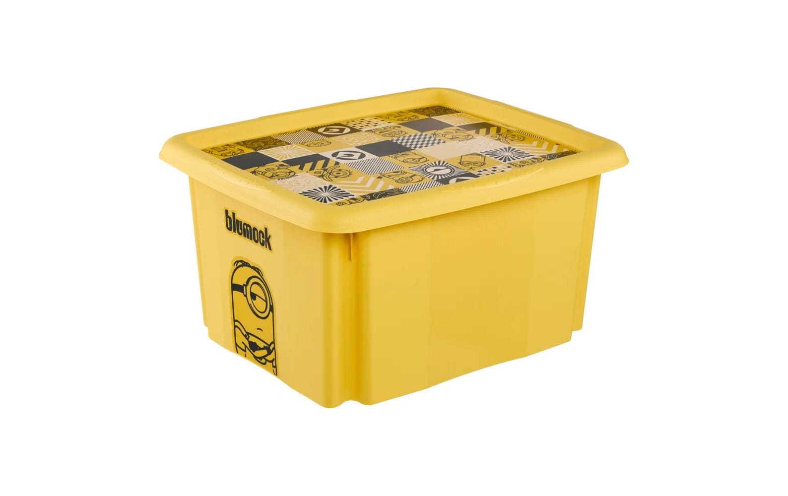 keeeper Aufbewahrungsbox 24 l (mit Deckel) – Kunststoff (Polypropylen) – Gelb – 355 × 225 × 425 mm